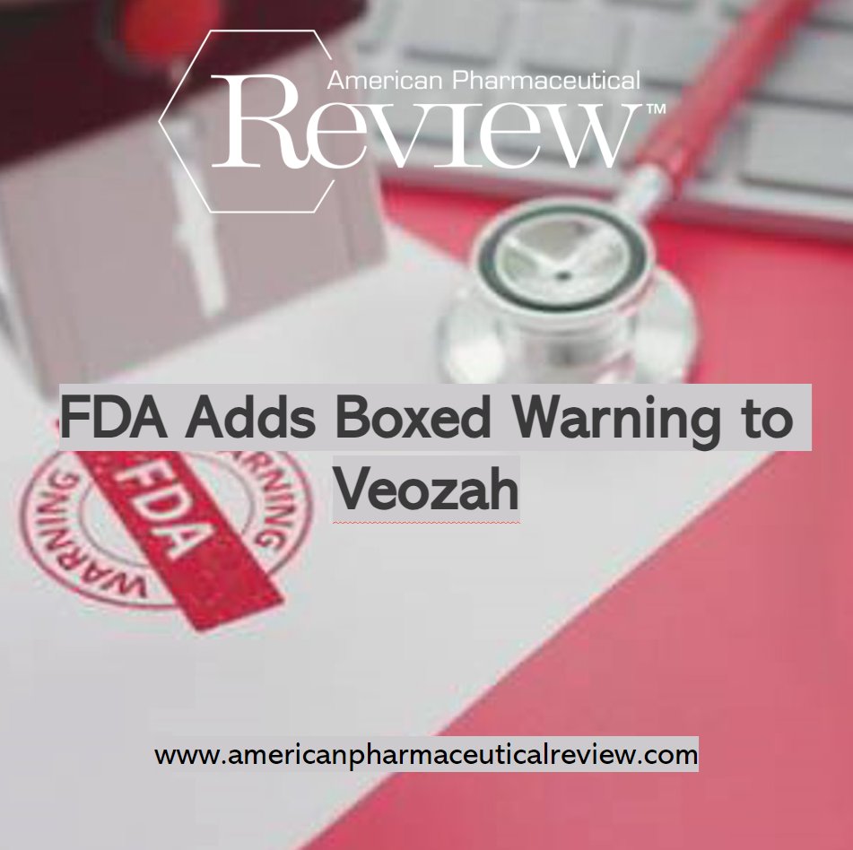 AmPharmRev's tweet image. FDA Adds Boxed Warning to Veozah

Read the article here - americanpharmaceuticalreview.com/1315-News/6168…

#FDAUpdate #DrugSafety #Veozah #LiverHealth #MenopauseMedicine #PharmaNews #PatientSafety #LiverInjury #MedicationWarning #Pharmaceuticals #ClinicalUpdates