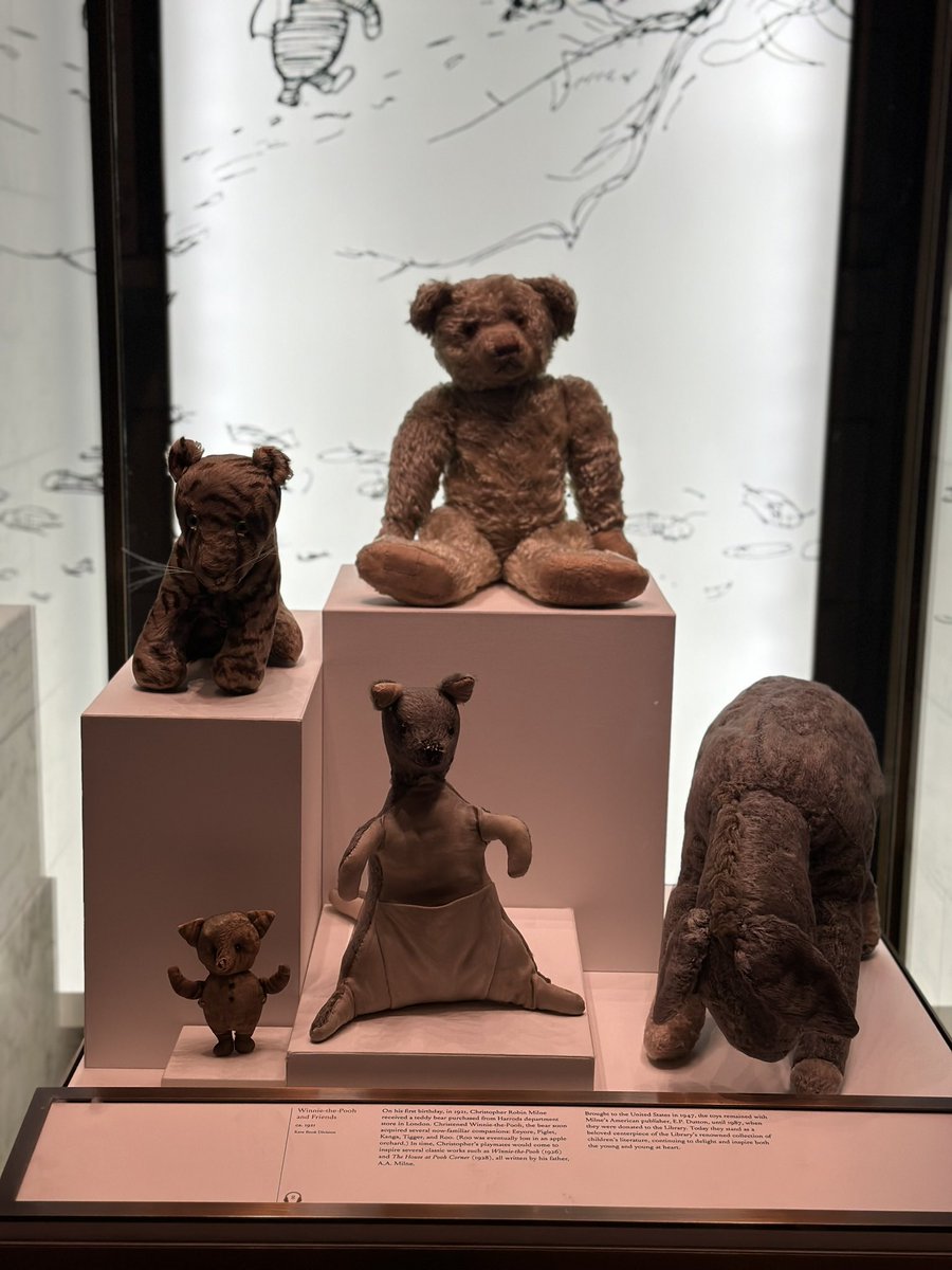 molochofficial's tweet image. It’s wild that the New York Public Library has THE original Winnie the Pooh toys and they don’t even receive much fanfare