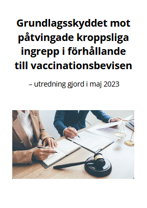 Sjukskterskeup1's tweet photo. Utredning av grundlagsskydd 💚
Jurister knutna till Läkaruppropets nätverk har närmare granskat förutsättningarna för vad som faller inom begreppet ’påtvingat kroppslighet ingrepp’. 

Utredningen kan läsas här:
https://t.co/dajvBtWBeS https://t.co/iroruv4I07