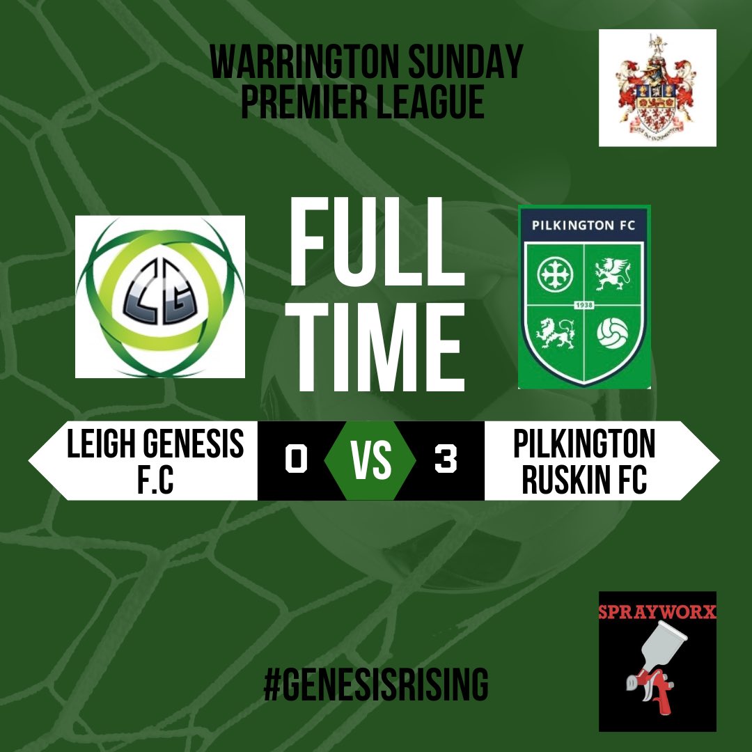 FULL TIME 

A slow start and a below par first half left us 3-0 down at half time! A change in system for the second half and it was much improved, unlucky not to score but we need to start better 💪⚽️