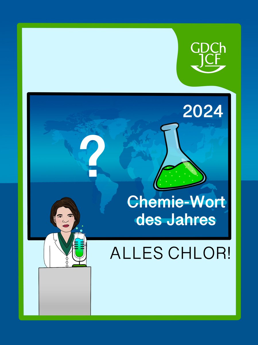 AllesChlor's tweet photo. Danke für eure vielen Einreichungen! Stimmt bis zum 31.12 unter den 12 besten Einreichungen für das Chemie-Wort des Jahres ab!🧪🎉 
https://t.co/QnhceYnKrQ 

@JungChemiker @GDCh_aktuell #jcfhört #AllesChlor! #Podcast #Chemie #ChemiewortdesJahres https://t.co/zVT4XKM2ZH