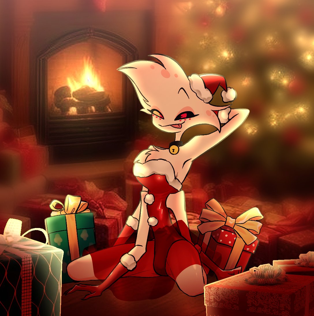 #HazbinHotelFanart #HazbinHotel #hazbinhotel #Hazbin_Hotel #AngelDust 

Merry Christmas in advance🎄📷 🎁