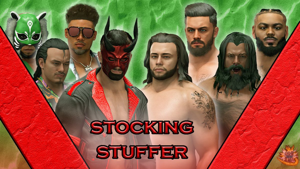 SINGLES:

Great Babalu vs KJ (<a href="/jkanac/">Jen aka KJ</a>) vs Mikey Starks (<a href="/ALLELITEMIKEY/">MIKEY</a>) vs Brad (<a href="/realRydie101/">The Beast king Brad</a>) vs Husky Gemini (<a href="/HuskyGemini_/">•The NeXus Original• HUSKY GEMINI</a>) vs Cody Hagen (<a href="/NightwingCH/">𝕿𝖍𝖊 𝕳𝖊𝖑𝖑𝖗𝖆𝖎𝖘𝖊𝖗 😎 𝕮𝖔𝖉𝖞 𝕳𝖆𝖌𝖊𝖓</a>) vs Mr Tacos (<a href="/TheGreatMrTacos/">Mr Tacos</a>) vs TJ Black (<a href="/TJ_Black_unholy/">TJ</a>) 8-Man Stocking Stuffer Battle Royal