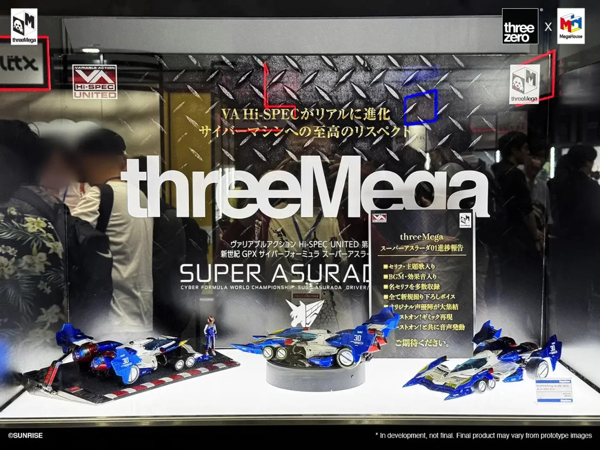 GokinMr's tweet photo. Super Asurada 01 (Future GPX Cyber Formula) Variable Action – Info e Foto https://t.co/TKUNlmE23j #Threezero #3zjp #サイバーフォーミュラ #スーパーアスラーダ01 #ThreeMega #Mecha #anime https://t.co/x4cbLUF939