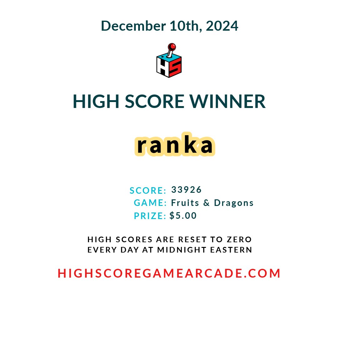 High Score Game Arcade tweet media