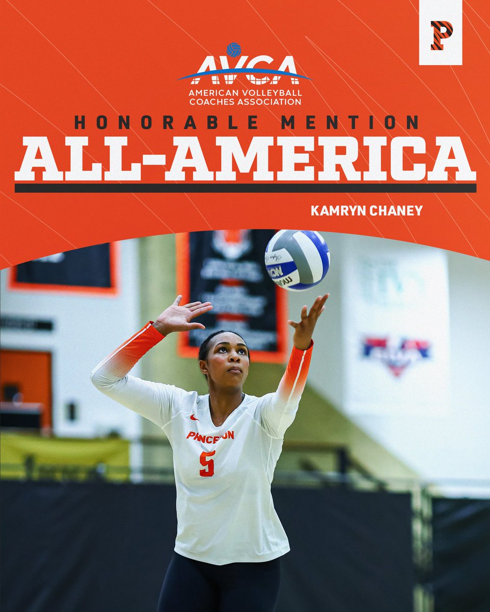 All-America Honorable Mention!

Ivy Player of the Year Kamryn Chaney adds to her long list of postseason honors!
 
🔗: tinyurl.com/233dlwgk
 
#NCAAWVB