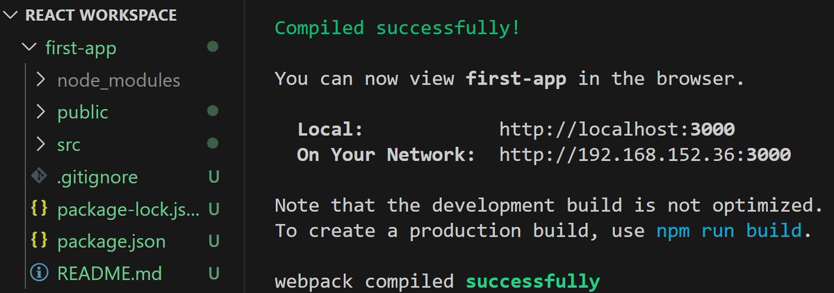 rishabhgiri024's tweet image. Today I Decided to Start learn React jsfrom Code with Harry youtube channel.
I am very excited to learn such amazing tool for further progress.
#learn #begining #reactjs #codewithharry
