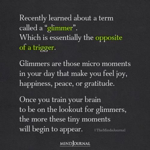 My favourite word!! 

My favourite thought! 

Possibly my first tattoo 🤦‍♀️

A Glimmer ⭐️⭐️ Every day, from the moment I wake, I look! I look for the one little hook that will pull me up straight and give me hope for the day! ⭐️⭐️

A Glimmer!!! ♥️