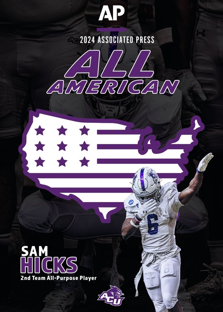 PFitzB's tweet photo. 🟣 #BigCOUNTRY ⚪️

Another ☝🏿 ‼️@StatsPerform All-American

Stats and @AP All-American 

@HicksFor6  Getting everything he WORKED for‼️
#TheStable🐎 

#CDT #WIN #GoWildcats https://t.co/8qKqOHtQah