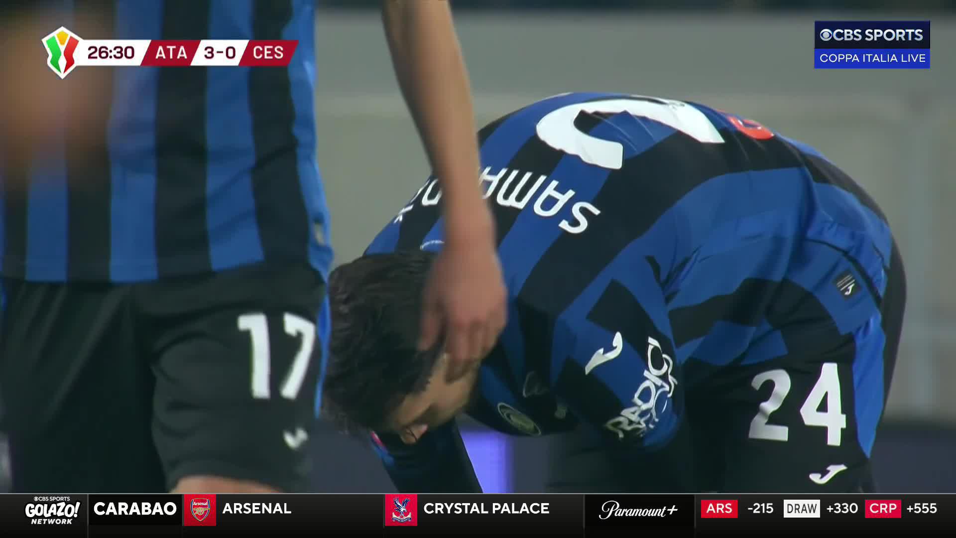 Lazar Samardžić chops the ball perfectly to make it 3 for Atalanta ⚡