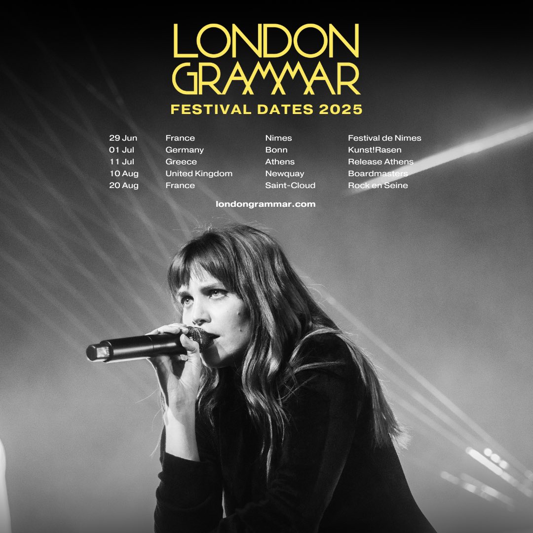We’re really looking forward to performing at some amazing festivals in UK and Europe next summer. First dates confirmed now - more to come… 👀 

See you there!! 🤍