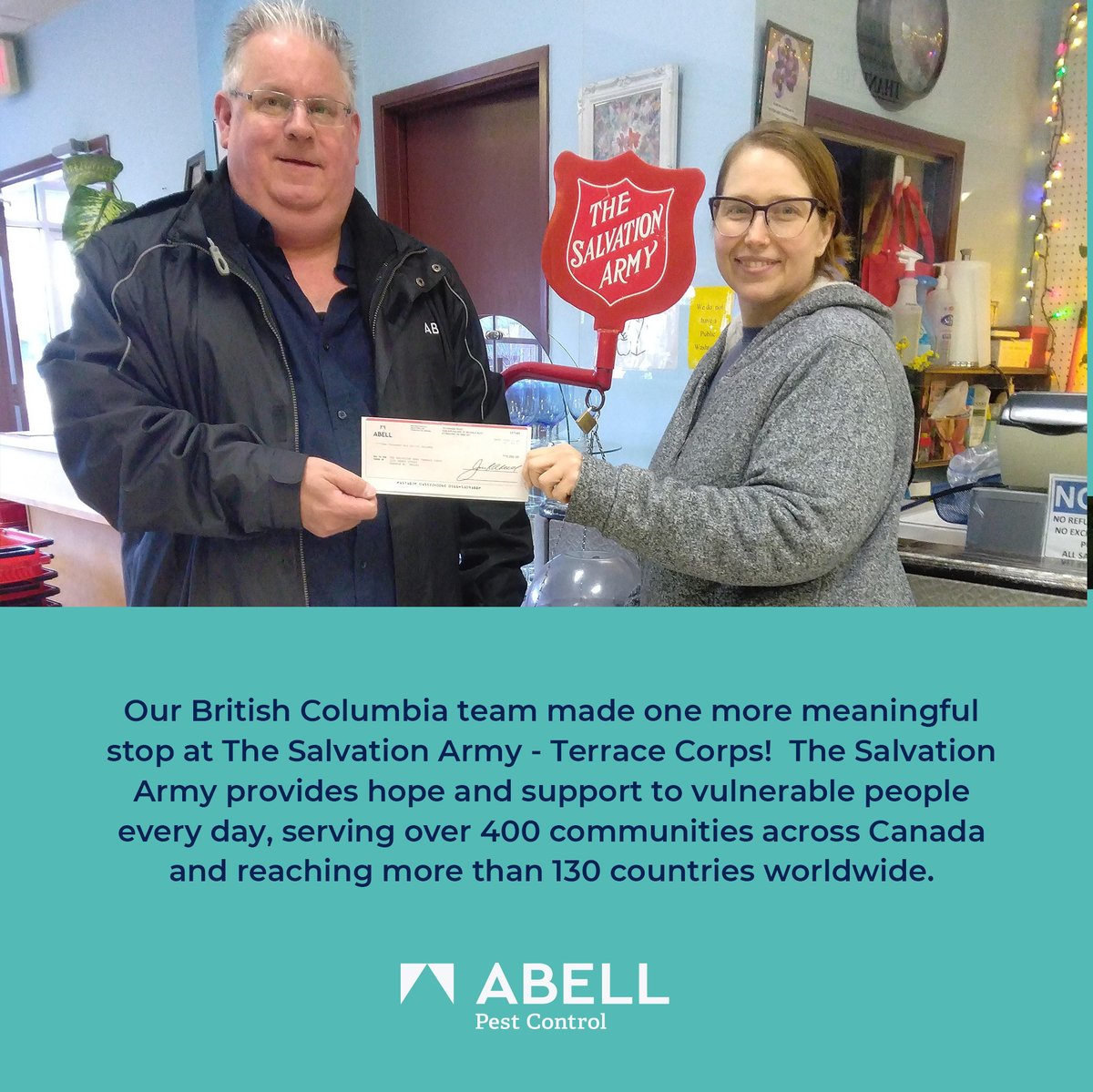 #CommunitySupport #GivingBack #SalvationArmy #MakingADifference #12AbellDays