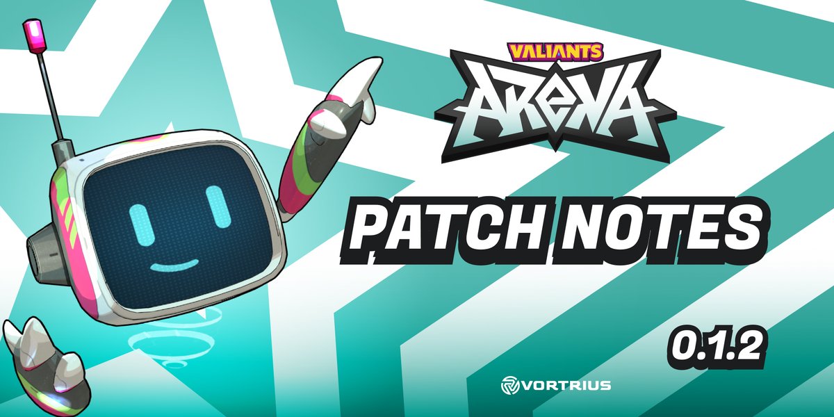 PlayValiants's tweet photo. 🎉Valiants: Arena Beta - Patch 0.1.2 is LIVE!

The second update is here! Get ready for smoother tutorials, friendly matches with your crew, and an even more exciting gameplay experience.

This update is packed with new tools to help you dominate the arena and have more fun doing it!

✨What’s New:

- Simplified Tutorial: Jump into the action faster!
- Revamped Hub: Cleaner and more intuitive design.
- Practice Mode: Perfect your strategies before taking on opponents.
- Friendly Matches: Challenge your friends and prove who’s the best!

We’ve also added cool new effects to abilities like Mud Throw, Voltic Tackle, and Poison Blast, and squashed major bugs like the infinite leaderboard glitch.

🟩Windows, Mac, and Android players: Download the latest version now at https://t.co/2EXEkwPqyk.
🟦 iOS players: Your game will update automatically.

💠Check out the full Patch Notes here:👇
https://t.co/6OsPNTlrbj

🔥Pre-register today and join the action—it’s only getting better!
 https://t.co/2EXEkwPqyk