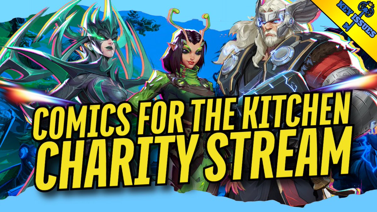 This Saturday, I will be going live, playing Marvel Rivals against and alongside the biggest Comic Book YouTubers to raise money for the World Central Kitchen! Going live at 4PM EST. Hope to see you there!