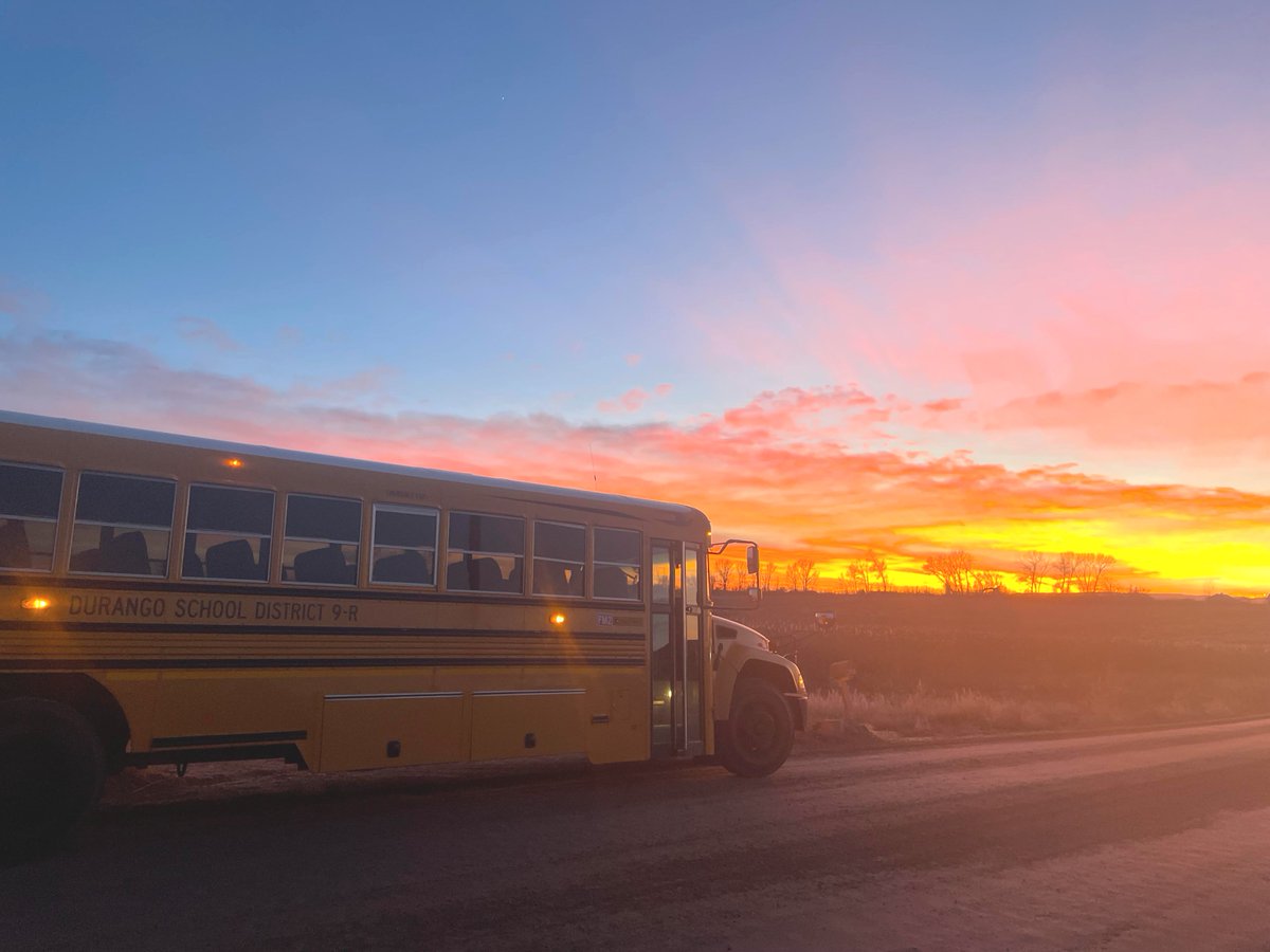 Here’s a snap of last night’s sunset on Florida Mesa from Jim Creek, who drives the FM2 route. 

We're hiring bus drivers and bus monitors! Stop by our Career Fair on Jan. 8 from 9 a.m. to 2 p.m. at the district Administration Office at 281 Sawyer Dr.

#ThriveIn2025
