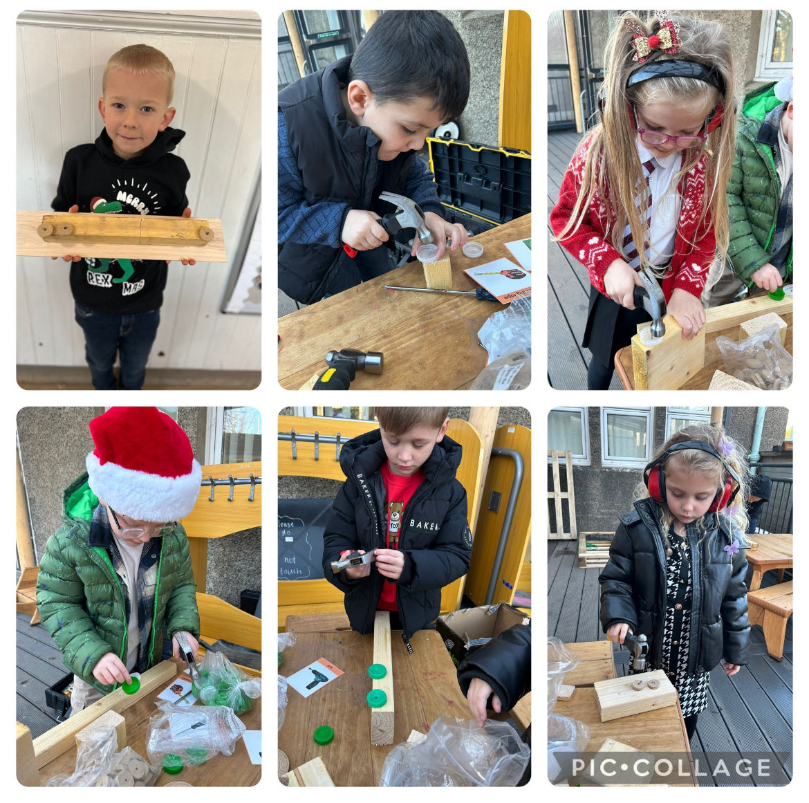 Annbank_PS's tweet image. Primary 2/1 realised that Jingle the elf would not be able to hear if the machines in Santa’s workshop were switched on and thought that a flashing light would help to keep him safe 😍! The children made miniature circuits to show how the batteries powered light ⚡️ #stemrules!
