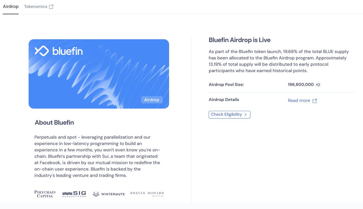 Suinomics's tweet photo. Have you claimed your @bluefinapp airdrop, guys? $BLUE has grown significantly since the first distribution. https://t.co/N98OLg2Gve 🐟 https://t.co/3FvVURgdAP