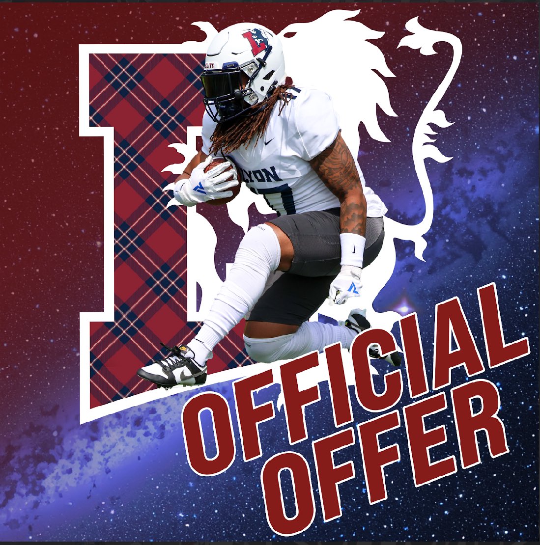 Blessed to receive my 3rd official offer to play football at <a href="/LyonCollege/">Lyon College</a>!!
<a href="/colinboone4/">Colin Boone</a> <a href="/KirkRaiderFB/">Kirk Academy Football</a>