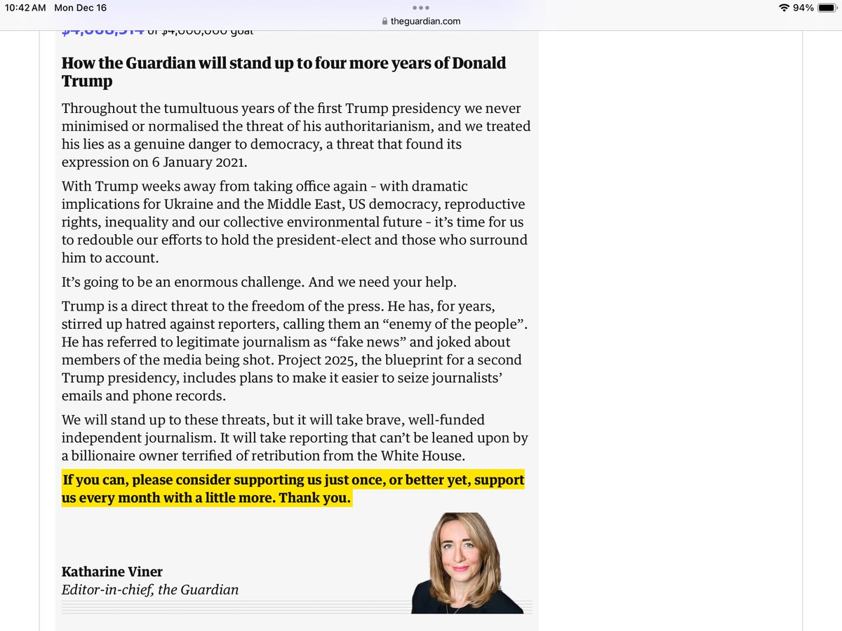 polson_amanda's tweet photo. This is the most blatant fear mongering I’ve ever seen from a media source. They usually try to hide it in ridiculous stories, but this is right there below every article. Worse, they’ve figured out how to con people into paying them money to ‘protect free unbiased news’. https://t.co/RyLLAvZ4vQ