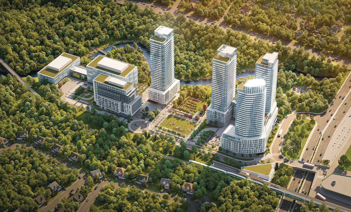 A year of recognition for <a href="/amexon/">Amexon</a>'s Residences at Central Park. Read more: urbantoronto.ca/news/2024/12/y… 

#Toronto #sustainability #realestate #development #condos #construction