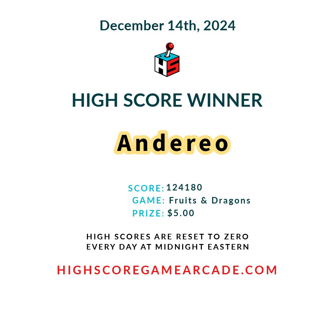 High Score Game Arcade tweet media