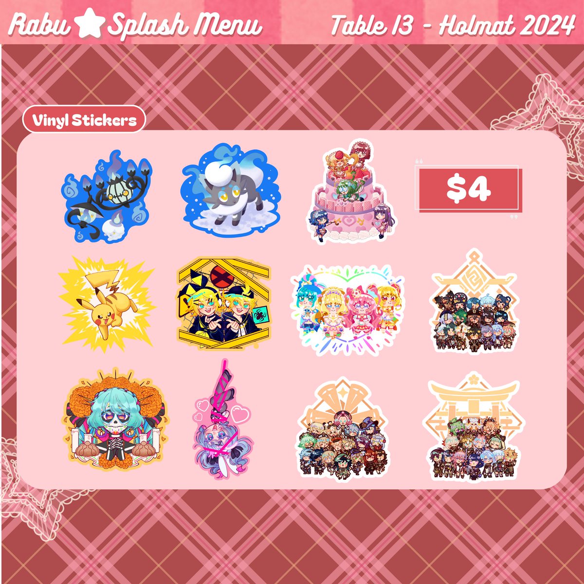 Rabusplash's tweet image. Hiya!!! Everyone!!! I haven't been around much but guess what!!!

🌟WE ARE GOING TO HOLMAT!🌟 

Here's my Catalogue! Hope to see you there at Table I3!!