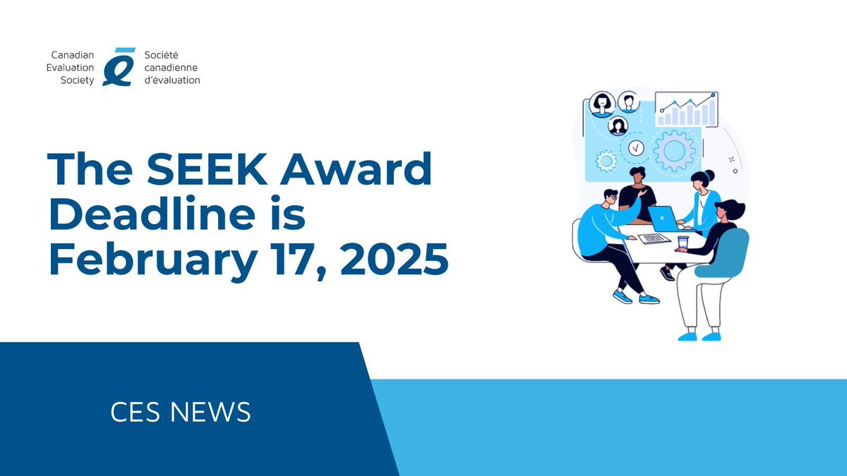 Candidates must prepare a paper of up to 3,000 words on a subject of importance to evaluation. The deadline for submission for consideration is February 17, 2025. The winner and honourable mention receive a cash prize and support to attend the CES national conference to present.