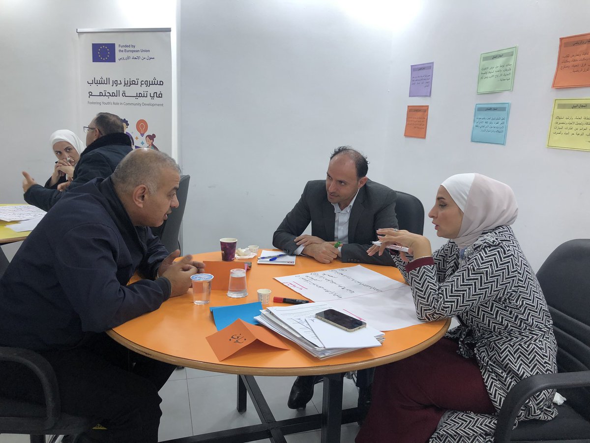 Building on our momentum at <a href="/HUcsccs/">Hu.csccs</a>!Today, we launched the Initiatives Design &amp; Implementation training, equipping staff with the tools to turn community needs into impactful actions. Funded by <a href="/EUinJordan/">EU in Jordan 🇪🇺 🇯🇴</a>, we're empowering youth for a brighter future <a href="/KHF_NHF/">King Hussein Foundation</a> 
#YouthEmpowerment