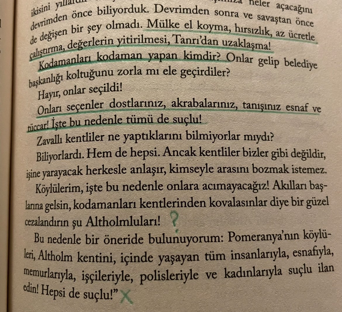 sehrinyorgunu's tweet photo. “Kodamanları kodaman yapan kimdir?
Onları seçenler dostlarınız, akrabalarınız, tanışınız, esnaf ve tüccar.
İşte bu nedenle tümü de suçlu!”
#köylülerkodamanlarvebombalar
#fallada 🇩🇪 https://t.co/lOJbwCO1NK