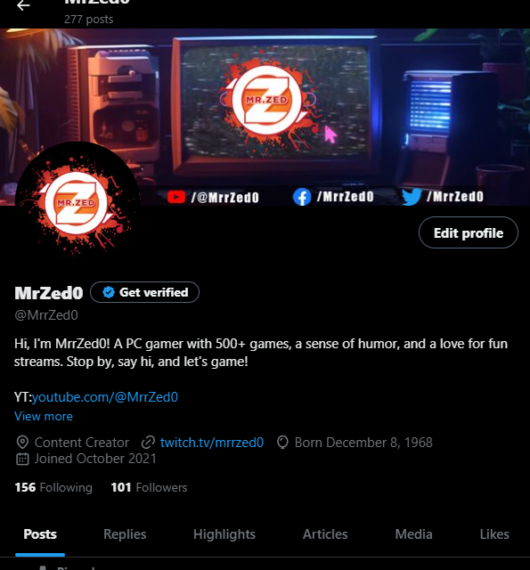 MrrZed0's tweet image. 156 Followers On Twitter, Lets Go Try And Hit 500 ! x.com/MrrZed0

#twitter #twitterstreamer #twitterstream