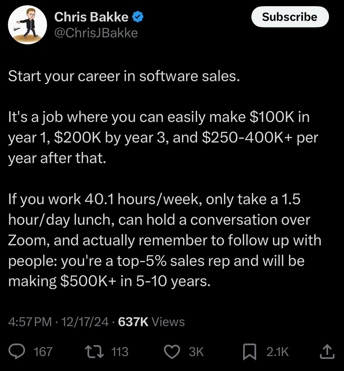 Tezzle_'s tweet photo. @based16z Wow you stole this tweet from @ChrisJBakke word for word. I’m realizing you steal content a lot. https://t.co/hjfNaDhWba