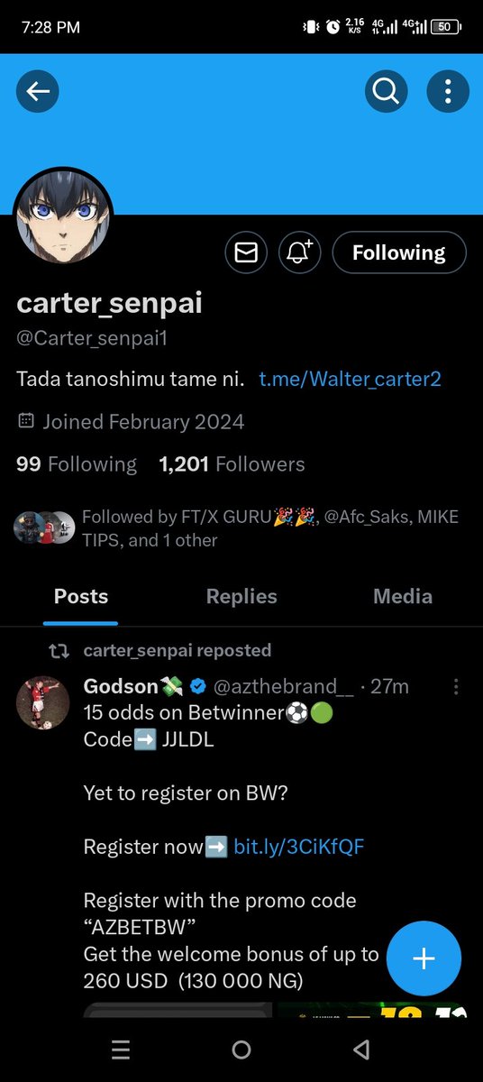 ayo_dayjee's tweet photo. @yung_naru @Carter_senpai1 ID: 09152649067
Spoty https://t.co/jPdRVFO6t9