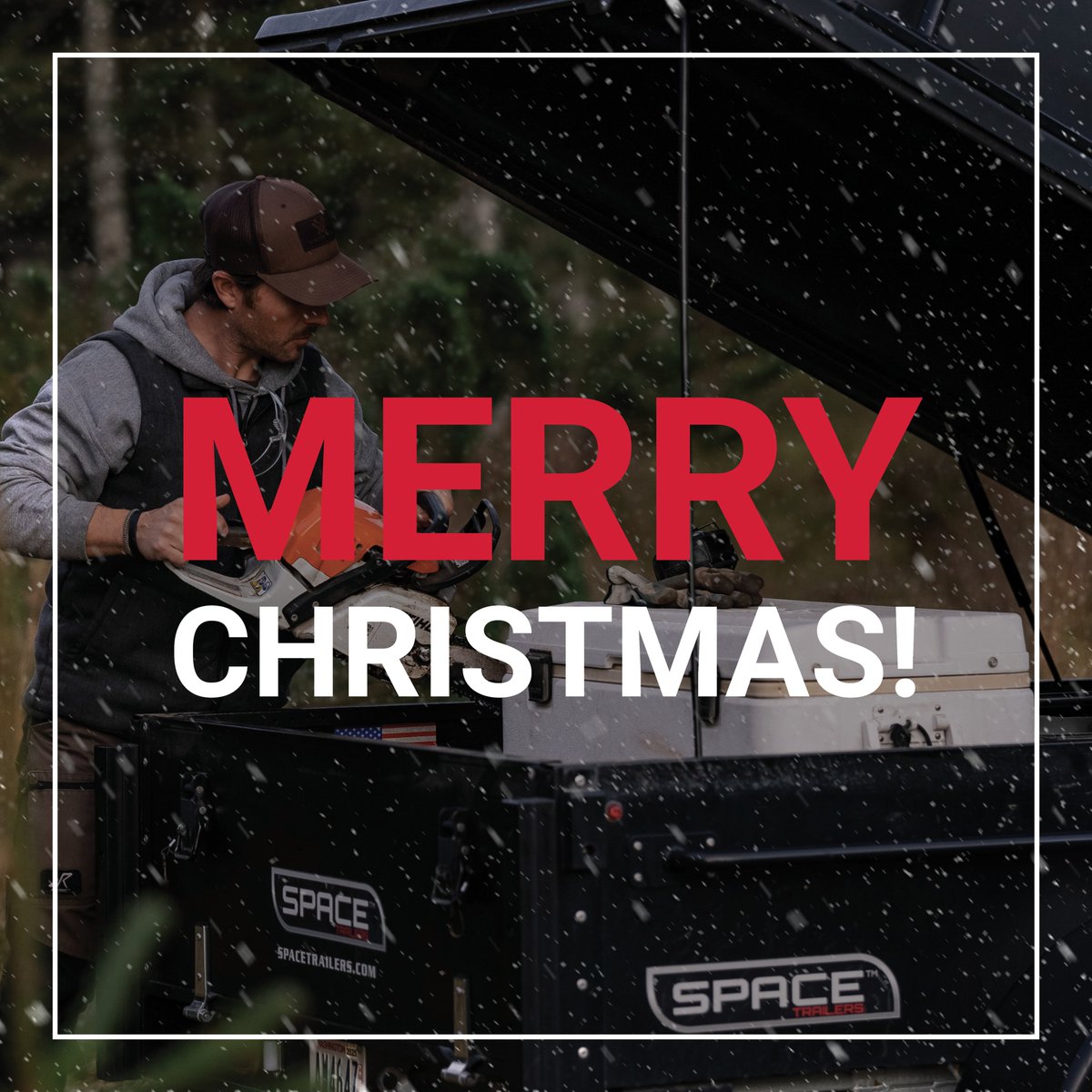 space_trailers's tweet photo. Merry Christmas SPACE Trailers, community! We hope you enjoy your time with your friends and family this holiday season, and we wish safe travels to those traveling! ☃️ https://t.co/kpKsWdj9Zh