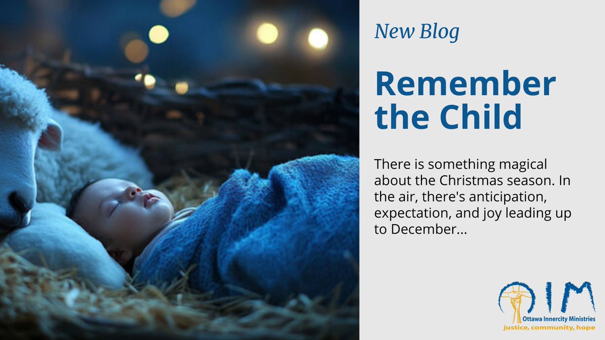 📣 This time of year, there’s lots of anticipation, expectation, and joy. With all that goes on, we remember the true reason for the season: Jesus Christ 👼✝️ 

📲 Read about Debbie's reflection on Christmas in this week’s blog 👉 ottawainnercityministries.ca/post/remember-… 

#OIM #Ottawa #NewBlog