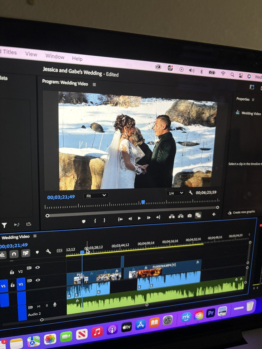 96StudioFilms's tweet image. Grinding and working to get this wedding video done. Congratulations to Jessica and Gabriel.