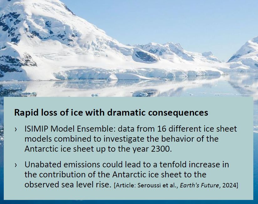 New study comparing an ensemble of 16 ice-flow models: if we continue with increasing emissions, we'll cause meters of global sea level rise. Up to 7 meters (!) by year 2300.
Open acces paper: agupubs.onlinelibrary.wiley.com/doi/10.1029/20…