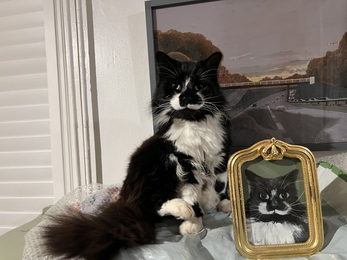 Flash Evans and his new painting