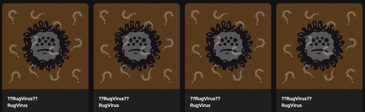ShroommaNL's tweet image. Minted 4 #RugVirus!