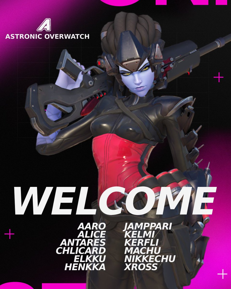 Astronic Esports ๐ซ (@astronicesports) on Twitter photo We Finally Return To Overwatch And We Can Now Announce Our New Team!
๐ก๏ธ๐ซ๐ฎ <a href="/kerfli_/">kerfli</a>
๐ก๏ธ๐ซ๐ฎ <a href="/18Machu/">Machu</a>
๐ซ๐ซ๐ฎ <a href="/Chlicard/">Chlicard</a>
๐ซ๐ซ๐ฎ @notXross
๐๐ซ๐ฎ <a href="/Aaro40_ow/">Aaro40</a>
๐๐ซ๐ฎ @__Elkku
๐๐ซ๐ฎ <a href="/Nikkechu/">Nikkechu</a>
๐ผ๐ฉ๐ช<a href="/Alice__OW/">Alice_ow</a>
๐ผ๐ฉ๐ช <a href="/antaresow/">antares</a>
๐ผ๐ซ๐ฎ <a href="/kelmitty/">kelmi</a>
(S) ๐ซ๐ฎ <a href="/jamppari_ow/">Jamppari</a>
(S) ๐ซ๐ฎ <a href="/51Henkka/">Henkka</a>
#BeAstronic๐ซ๐ We Finally Return To Overwatch And We Can Now Announce Our New Team!
๐ก๏ธ๐ซ๐ฎ <a href="/kerfli_/">kerfli</a>
๐ก๏ธ๐ซ๐ฎ <a href="/18Machu/">Machu</a>
๐ซ๐ซ๐ฎ <a href="/Chlicard/">Chlicard</a>
๐ซ๐ซ๐ฎ @notXross
๐๐ซ๐ฎ <a href="/Aaro40_ow/">Aaro40</a>
๐๐ซ๐ฎ @__Elkku
๐๐ซ๐ฎ <a href="/Nikkechu/">Nikkechu</a>
๐ผ๐ฉ๐ช<a href="/Alice__OW/">Alice_ow</a>
๐ผ๐ฉ๐ช <a href="/antaresow/">antares</a>
๐ผ๐ซ๐ฎ <a href="/kelmitty/">kelmi</a>
(S) ๐ซ๐ฎ <a href="/jamppari_ow/">Jamppari</a>
(S) ๐ซ๐ฎ <a href="/51Henkka/">Henkka</a>
#BeAstronic๐ซ๐
