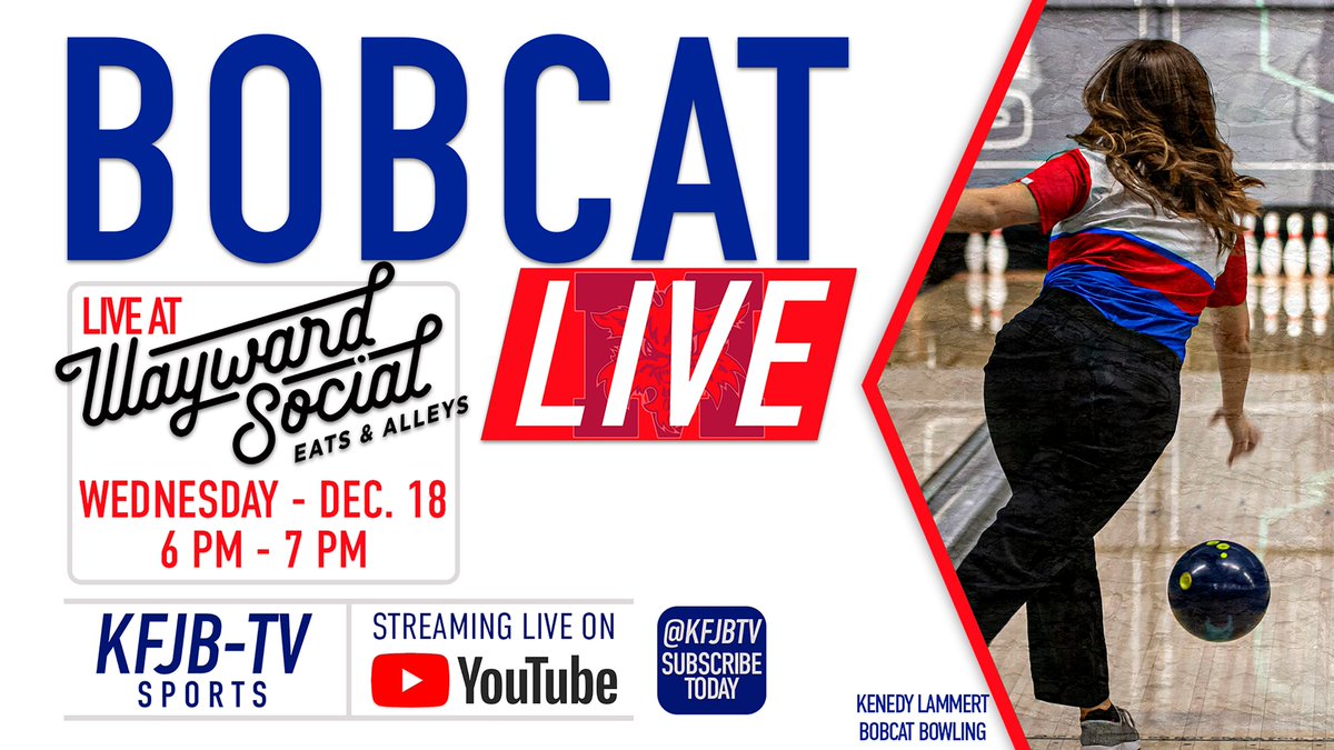 KFJB-TV (@kfjbtv) on Twitter photo 🚨Bobcat Live tonight on <a href="/KFJBTV/">KFJB-TV</a> from 6-7p.
Due to the rescheduled basketball game, the show is tonight inside Rosie's. The special is $1 off Warm Jumbo Pretzel.
We will be joined by <a href="/MHSBobcatHoops/">Marshalltown Boys Basketball</a>, <a href="/mhsgball1/">Marshalltown Girls Basketball</a>, <a href="/MHSBobcatGolf/">Ⓜ️arshalltown Golf</a>, Esports, Girls Bowling and <a href="/MHSBobcatGolf/">Ⓜ️arshalltown Golf</a>. 🚨Bobcat Live tonight on <a href="/KFJBTV/">KFJB-TV</a> from 6-7p.
Due to the rescheduled basketball game, the show is tonight inside Rosie's. The special is $1 off Warm Jumbo Pretzel.
We will be joined by <a href="/MHSBobcatHoops/">Marshalltown Boys Basketball</a>, <a href="/mhsgball1/">Marshalltown Girls Basketball</a>, <a href="/MHSBobcatGolf/">Ⓜ️arshalltown Golf</a>, Esports, Girls Bowling and <a href="/MHSBobcatGolf/">Ⓜ️arshalltown Golf</a>.