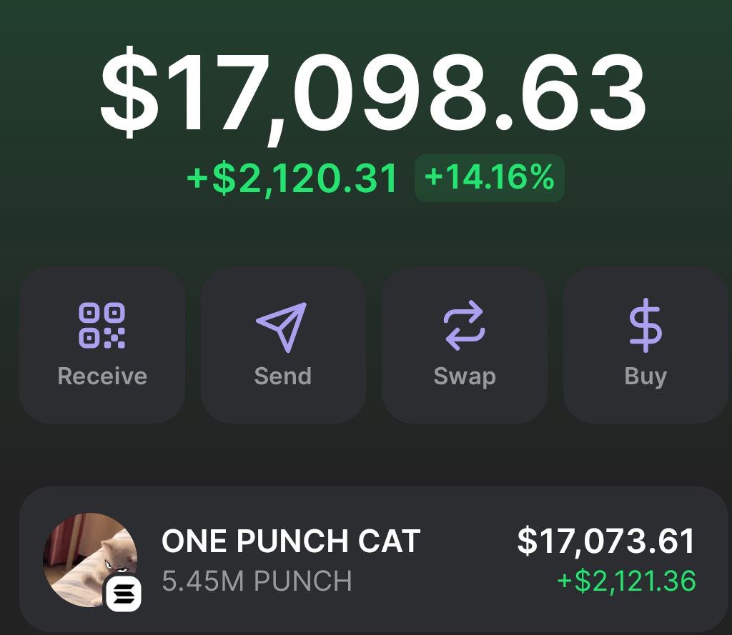 1punchcat's tweet photo. Come burn #Punch coins with us!

Punch Burn Challenge!

Send $PUNCH to the below wallet & we'll burn it all on Sunday 22 December. 
____________________

Send #Punch to #Solana Wallet:
2jjuxZNLWxGFsd4C7rDaNtQEbvRBsCuAZ4vzBPfvccCn
____________________

SO FAR TOTAL %5.47 $Punch BURNED FOREVER!

#FeelTheBurn #PunchBurn #Punch #Burn