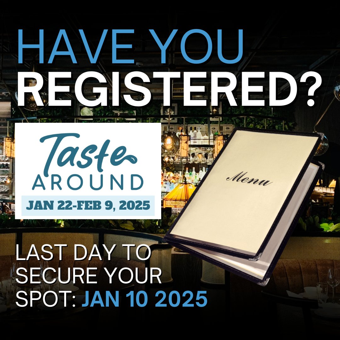 Last few weeks to Register for Taste Around BC!
Don't miss out on this amazing opportunity to boost your restaurant during the slow season!
What are you waiting for? Secure your spot today by clicking the link! bcrfa.com/events-calenda…