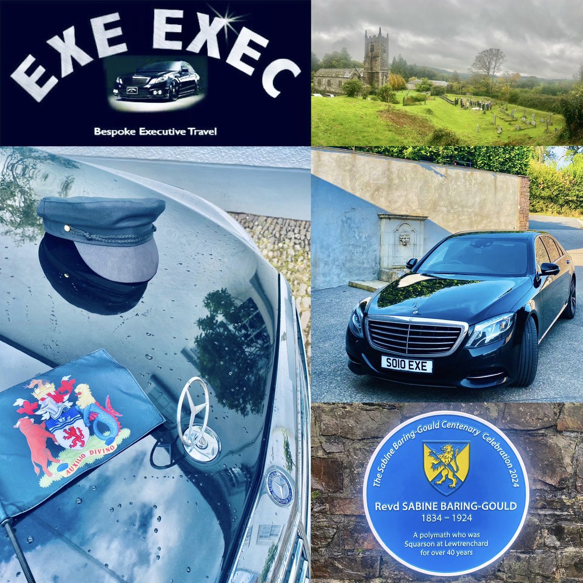 Exe_Exec's tweet image. Always a pleasure to transport the Chairman of Devon County Council from time to time to attend various ceremonial events throughout Devon.

This time to the lovely little village of Lewtrenchard in West Devon to commemorate local legend ‘Sabine Baring-Gould’ 🙂🙏…