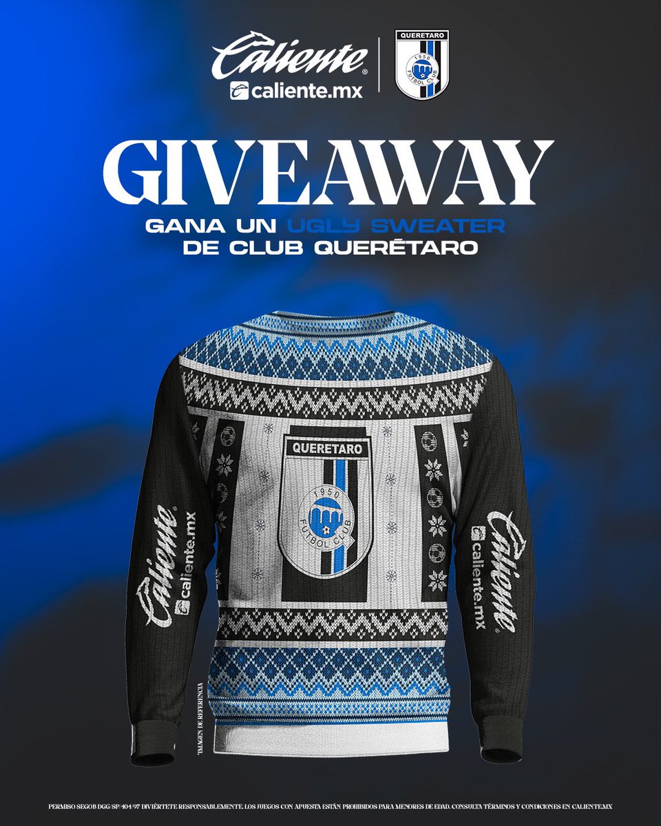 🚨🐓 GIVEAWAY GALLO NAVIDEÑO  🎄🚨

1️⃣Dale RT y ❤️ a este post.

2️⃣ Sigue a <a href="/calientesports/">Caliente Sports</a>.

3️⃣ Ingresa a este link y participa: instagram.com/share/BBox95vk…

¡VAN! 🙌🏽

#LealtadAzulyNegro