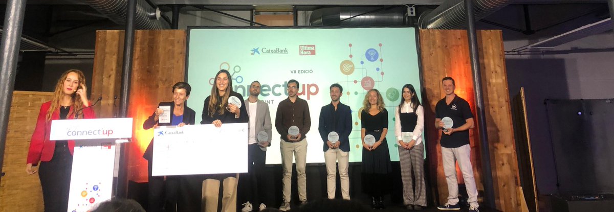 Enhorabona als guanyadors de la gran final a la VII edició de <a href="/Connectup_es/">Connectup</a>. El concurs d’empreneduria balear, organitzat pel #GrupSerra i amb el suport de @CaixaBank. 👏👏👏