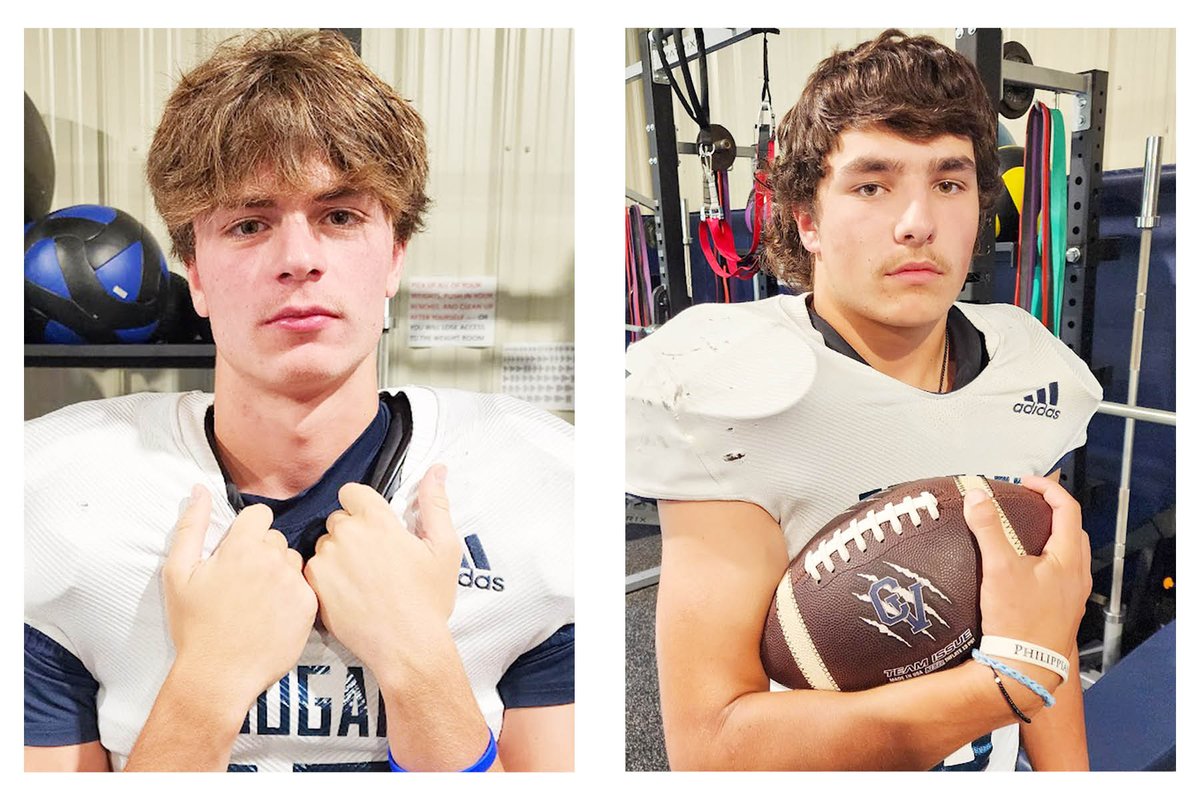 Bob Jensen (@huskerlandbob) on Twitter photo Although if there's anybody that's got a shot at stopping those QBs it's our D-2 all-state defense captains <a href="/taejs_11/">Taesian Soto</a> and <a href="/GradyKelly112/">Grady Kelly</a>. <a href="/CVcougarFB/">Central Valley Cougars Football</a> <a href="/NE8manFB/">NEMFCA</a> <a href="/CougarsCoachB/">chip bartos</a> huskerlandpreps.rivals.com #Since1990 Although if there's anybody that's got a shot at stopping those QBs it's our D-2 all-state defense captains <a href="/taejs_11/">Taesian Soto</a> and <a href="/GradyKelly112/">Grady Kelly</a>. <a href="/CVcougarFB/">Central Valley Cougars Football</a> <a href="/NE8manFB/">NEMFCA</a> <a href="/CougarsCoachB/">chip bartos</a> huskerlandpreps.rivals.com #Since1990