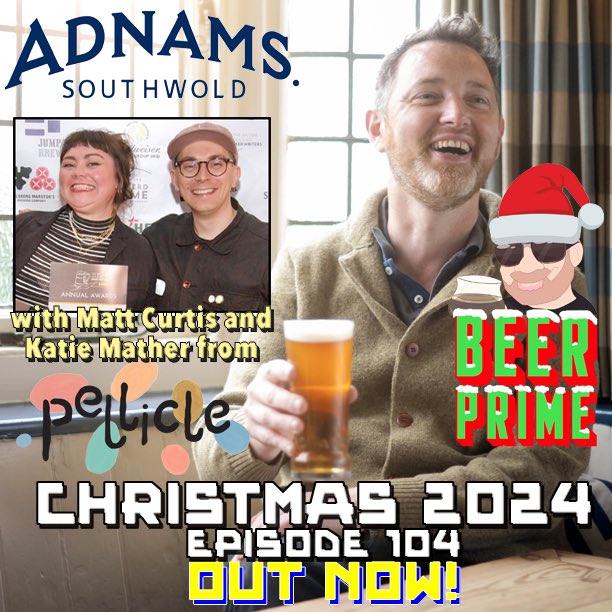 Paul Newton - Beer Prime (@beerprimeuk) on Twitter photo It’s Christmaaaaaaaaaaaas!
The Christmas Special 2024 is now available, featuring Fergus from <a href="/Adnams/">Adnams Southwold</a>; plus <a href="/totalcurtis/">Matthew Curtis</a> and <a href="/katiematherkm/">Katie</a> from <a href="/pelliclemag/">Pellicle</a>.
Get it wherever you get your podcasts, or here: 🎧 tinyurl.com/mrxsczxu It’s Christmaaaaaaaaaaaas!
The Christmas Special 2024 is now available, featuring Fergus from <a href="/Adnams/">Adnams Southwold</a>; plus <a href="/totalcurtis/">Matthew Curtis</a> and <a href="/katiematherkm/">Katie</a> from <a href="/pelliclemag/">Pellicle</a>.
Get it wherever you get your podcasts, or here: 🎧 tinyurl.com/mrxsczxu