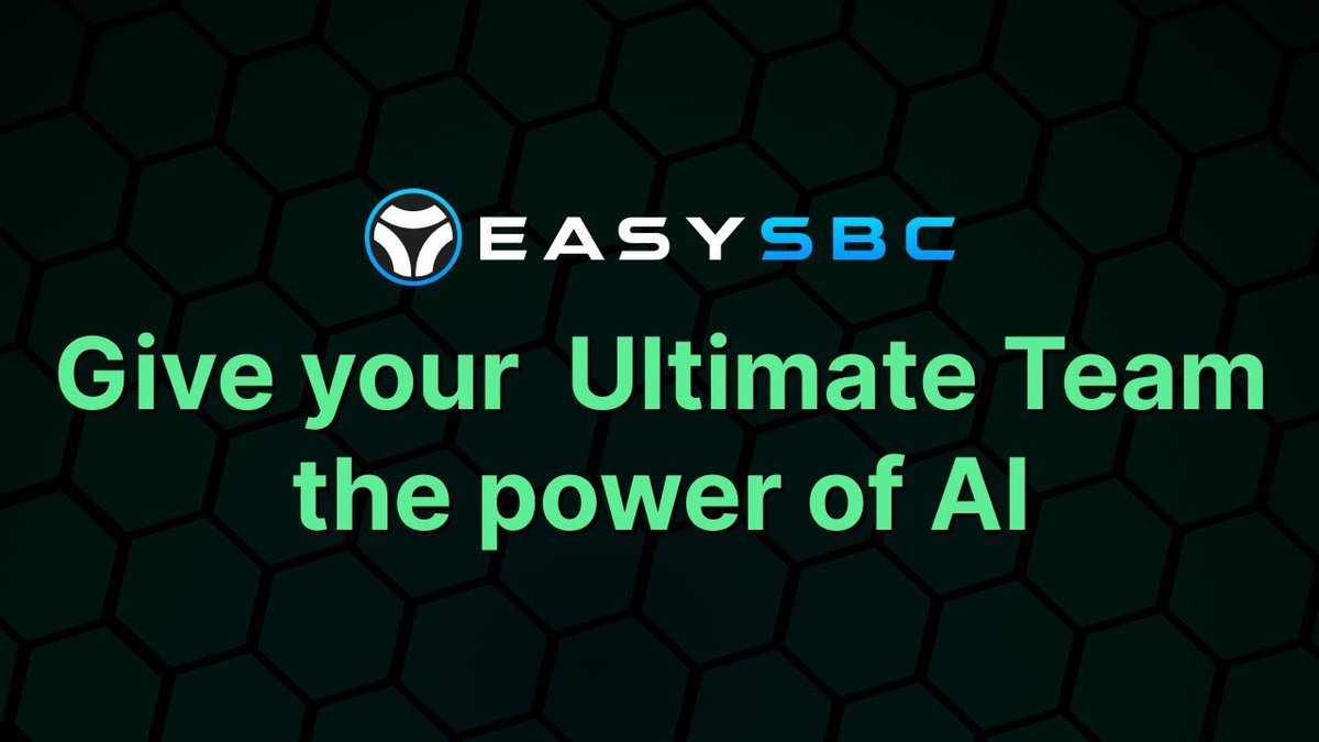 _FCPirate_'s tweet image. EasySBC 🤝 FC Pirate

I’m very happy to announce my partnership with @EasySBC 🔥

EasySBC makes completing SBCs effortless. It can even build your team based on the players you already have in your club and add players from the transfer market based on the budget you set! Saving…