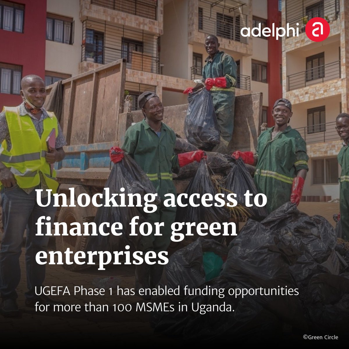 Access to climate finance remains a challenge for green enterprises in developing countries. Over 5 years, <a href="/ugefa_eu/">UGEFA</a> unlocked loans for 102 businesses (58% 1st-time borrowers) by blending EU grants &amp; bank funding. 🏦  adelphi.de/en/projects/im…