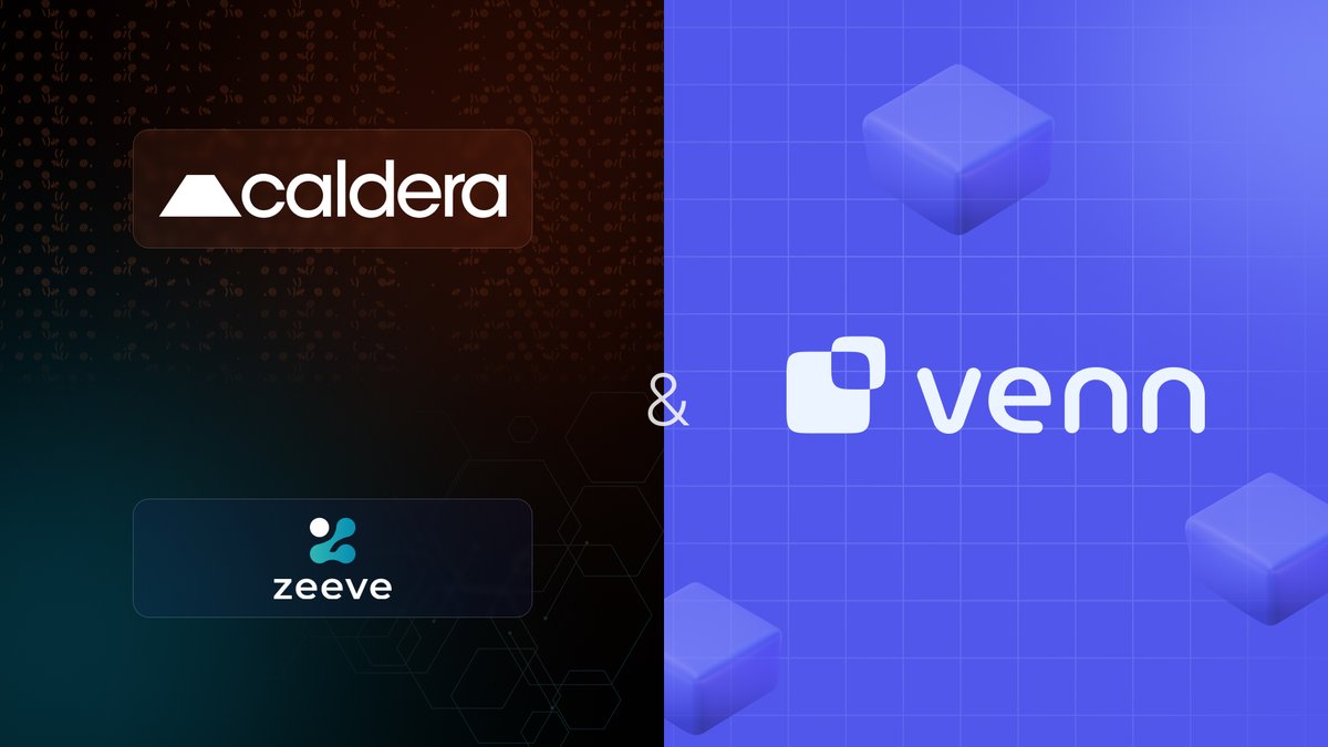Venn Network (@vennbuild) on Twitter photo On the 6th day of our ecosystem celebration, we’re spotlighting <a href="/Calderaxyz/">Caldera</a> and <a href="/0xZeeve/">Zeeve 🔜 Avalanche Summit London🔺</a>. These Rollup-as-a-Service platforms are revolutionizing how developers build efficient blockchains. With Venn’s security, their rollups stay resilient, proving scalability and safety can go On the 6th day of our ecosystem celebration, we’re spotlighting <a href="/Calderaxyz/">Caldera</a> and <a href="/0xZeeve/">Zeeve 🔜 Avalanche Summit London🔺</a>. These Rollup-as-a-Service platforms are revolutionizing how developers build efficient blockchains. With Venn’s security, their rollups stay resilient, proving scalability and safety can go